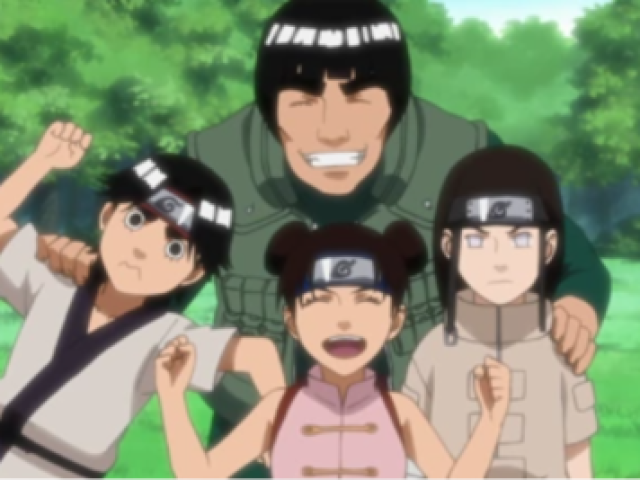 Maito Gai, Rock Lee, Neji e Tenten