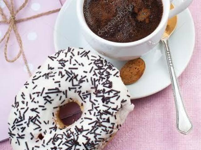 Donuts com achocolatado