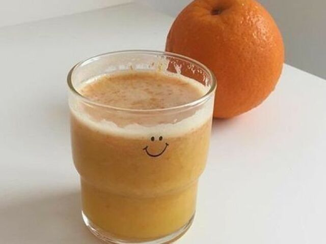 Suco de laranja.