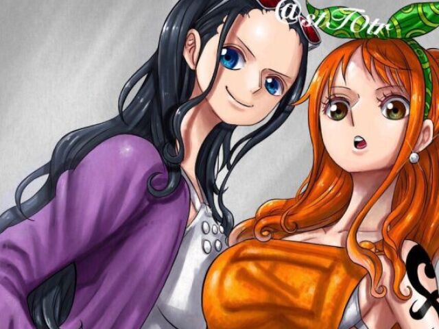 Nami e Nico de Robin