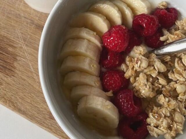 Cereal com frutas