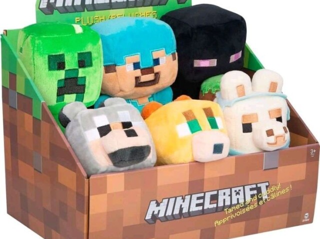 pelúcias do minecraft