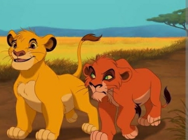 Scar e Mufasa