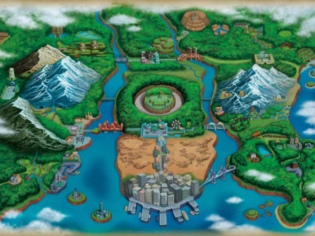 Unova --- イッシュ地方