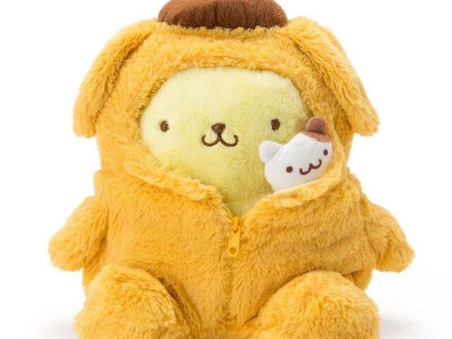 (eu não consegui pegar a imagem do pijama, mas ele é igual a do Cinnamoroll, porém é do Pompompurin)