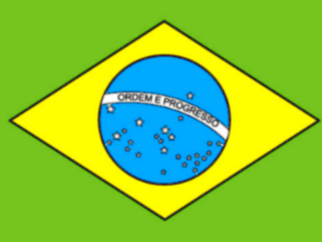 Verde, amarelo, azul