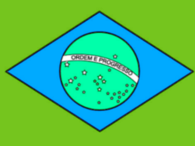 Verde, azul, verde