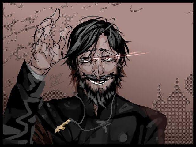 Grigori Rasputin
força: 6/10
Velocidade: 8/10
Durabilidade: 10/10
Agilidade: 8/10
QI: 8/10
QI em batalha: 8/10
Poderes: 5/10
Hax: 7/10
Habilidades: 6/10
Experiência: 8/10
Volund 5/10