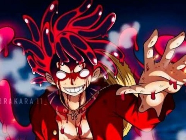 Luffy gear 9 red Gosm