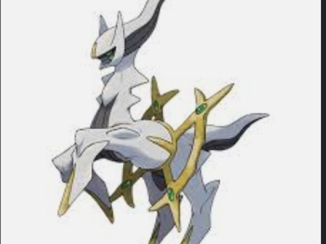 O Arceus não tem mega evolução