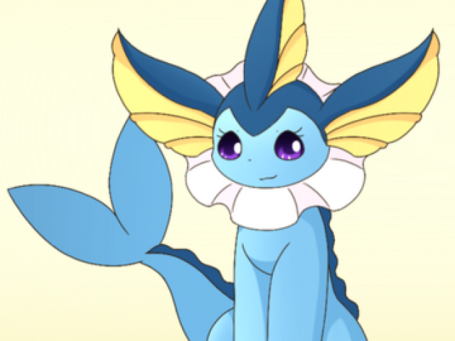 5. Vaporeon (eeveelution aquático)