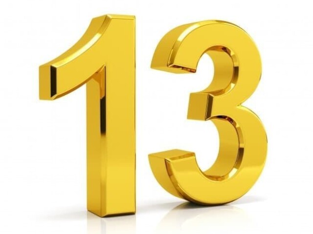 13