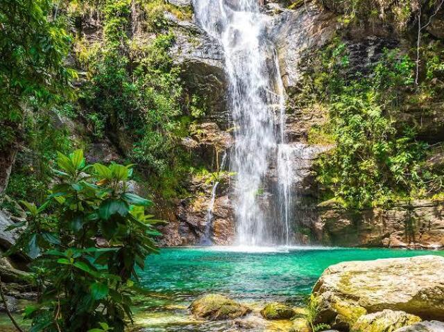 Curtir uma cachoeira.