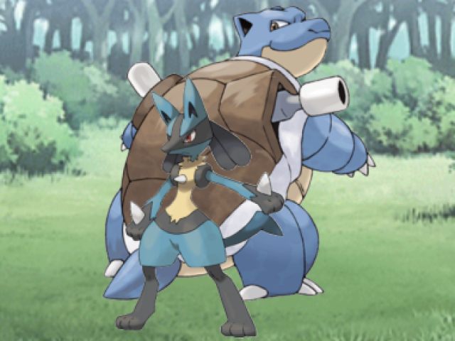 Blastoise e Lucario