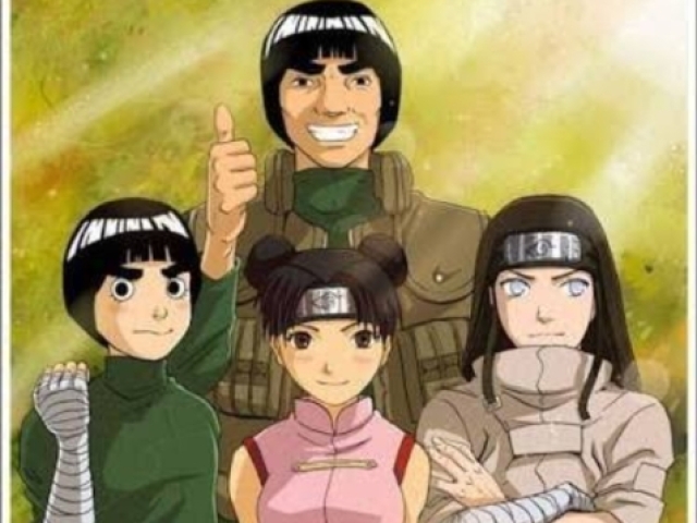 Neji, Tenten e Rock Lee