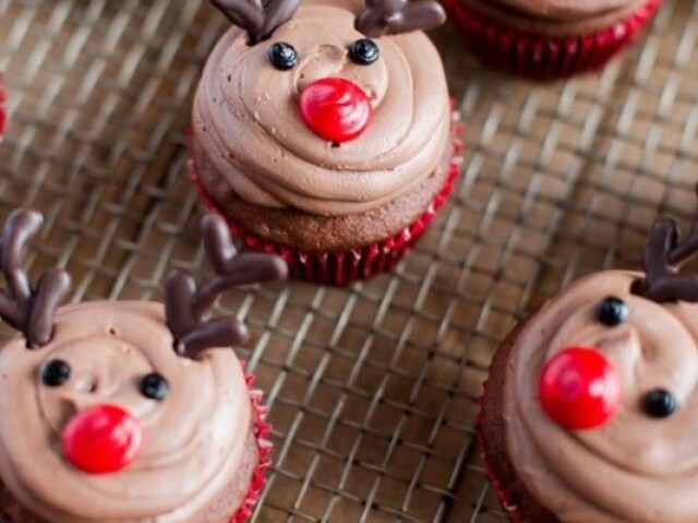 cupcakes de rena🦌🎅🎄