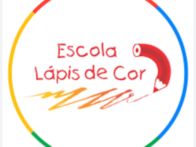 Escola lápis de cor