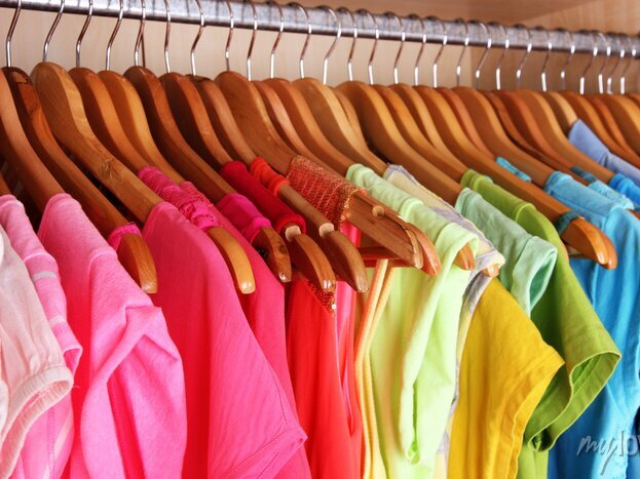 Roupas coloridas