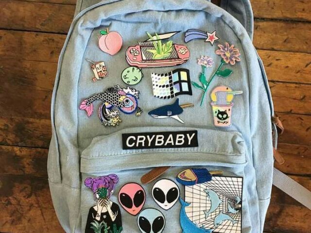 Mochila de alien, e de coisas fofas