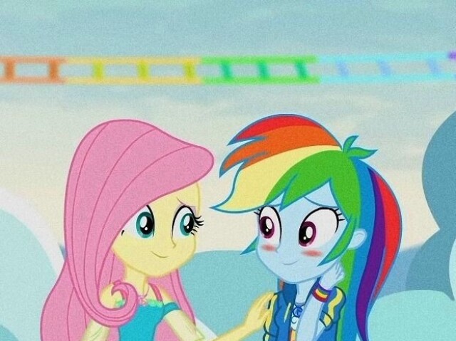 Fluttershy x rainbow dash