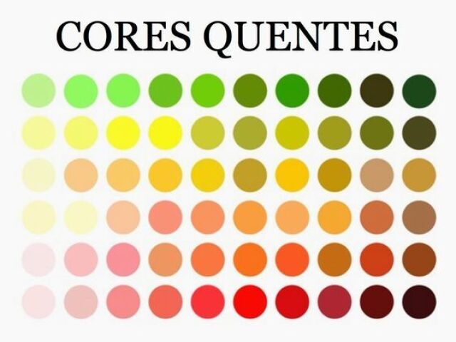 Cores quentes