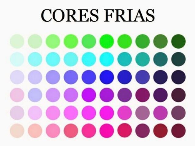 Cores frias