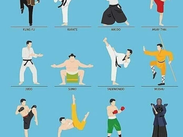 Artes marciais, meu punhos bastão