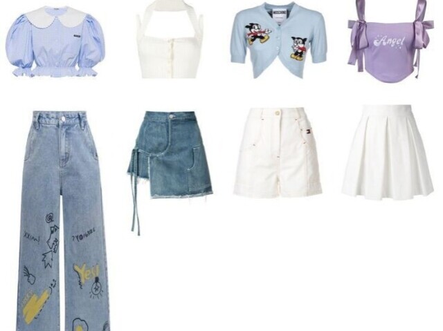 Esse!
(Todas as roupas tem brincos sapatos/botas)