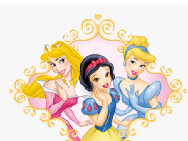 Cinderela, Rapunzel e Mulan.