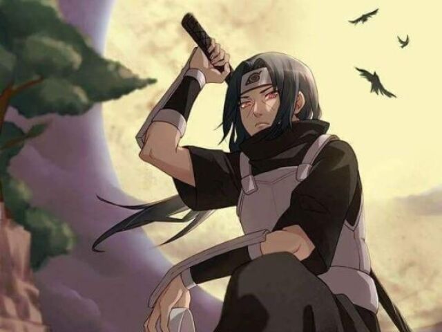 Itachi o traidor que fez isso só pra testa o seu poder