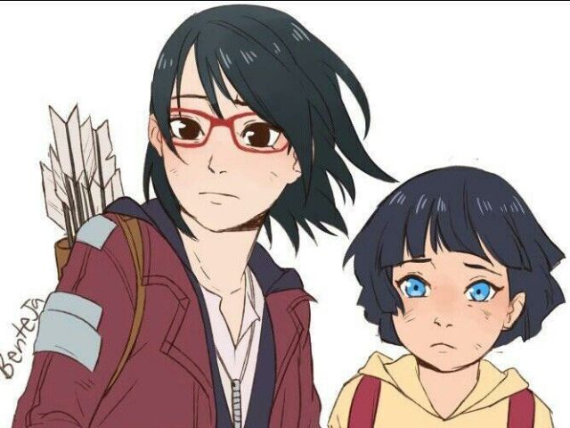 Sarada e Himawari