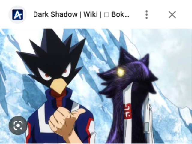 Dark shadow