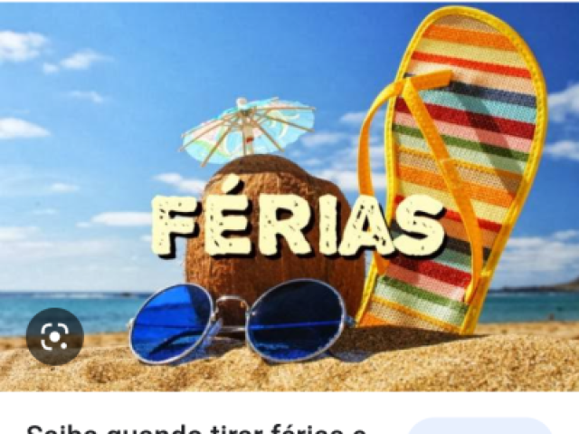 Ou de férias?🏖️