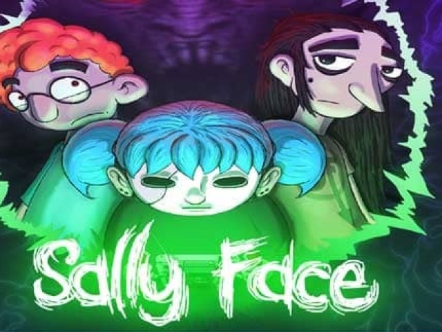 SALLY FACE💙🤍🖤, caraca lembro de quando eu ficava jogando esse jogo manoooo