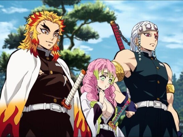 Rengoku, mitsuri e uzui