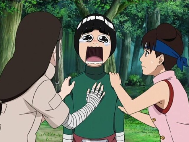 Neji Hyuga, 
Tenten Mitsashi e Rock Lee