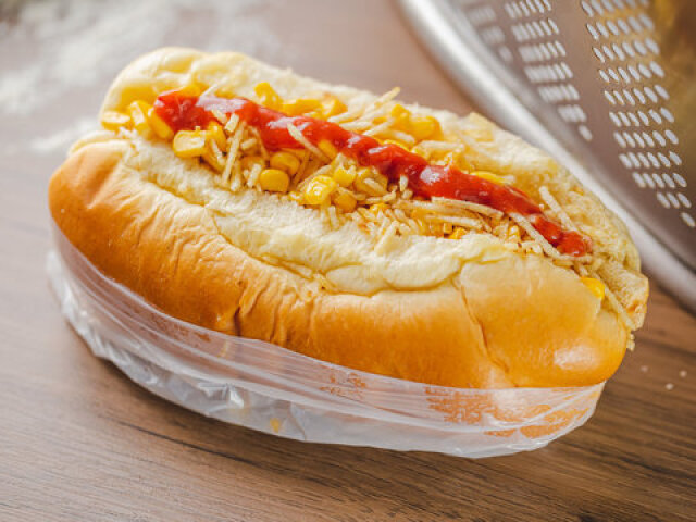 Hot dog:R$5,90