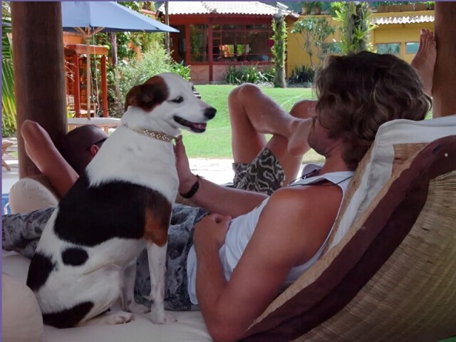 O programa já teve a visita de pets na casa.