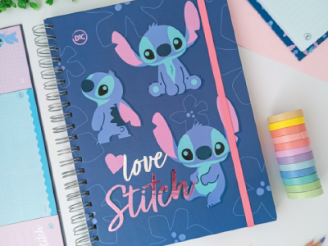 Caderno do Stitch