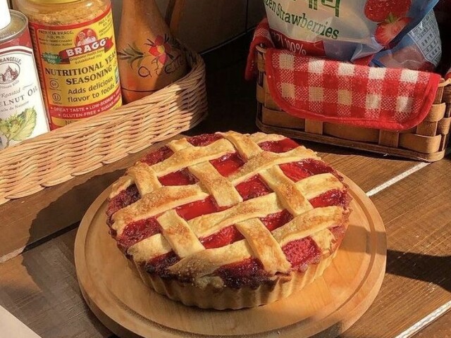 Torta de morango 🥧🍏