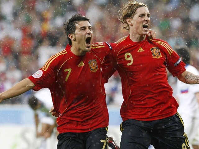 Torres e David Villa