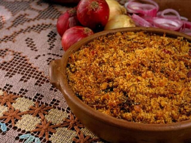 Farofa de paçoca