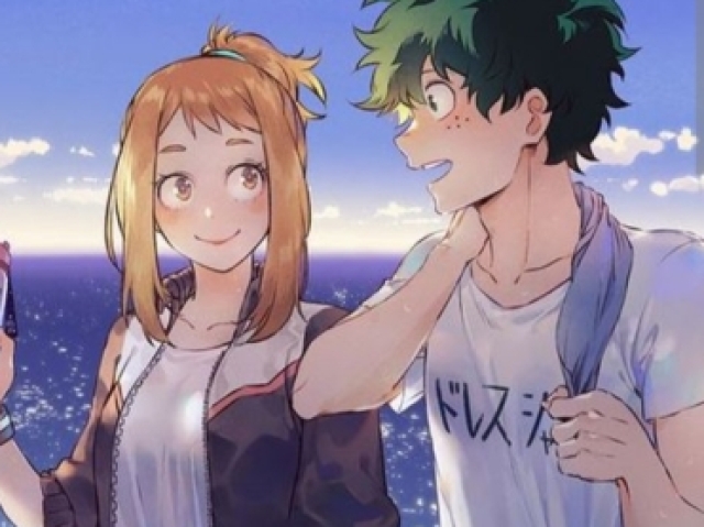 Não vou fica com ninguém porque o midoriya e da ochako, amores