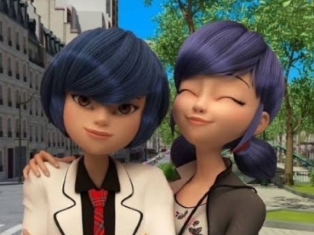 Só a Marinette e a Kagami/Kyoko.