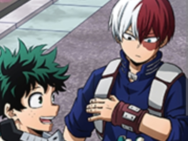 Shoto Todoroki!!! Cadê tu homem cadê o midoriya também socorro!!