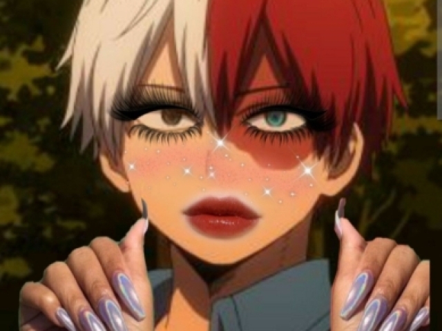 Meu casal Shoto Todoroki e momo