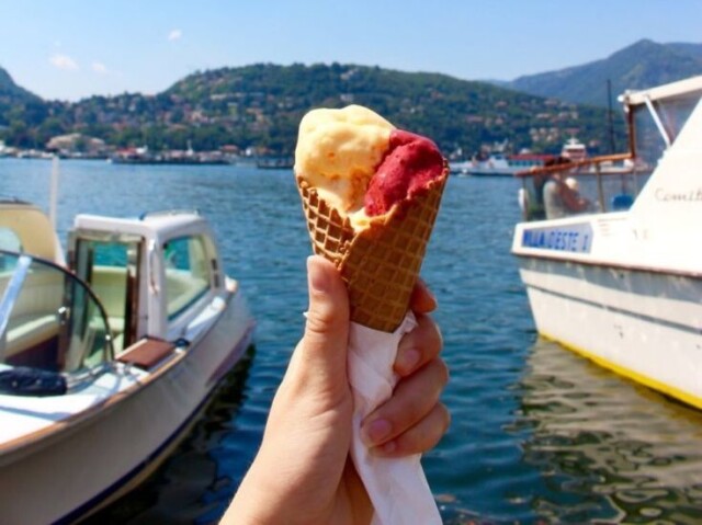 Experimento diversos sabores de Gelatto.