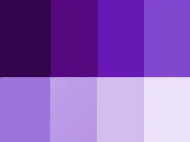 Tons de roxo!