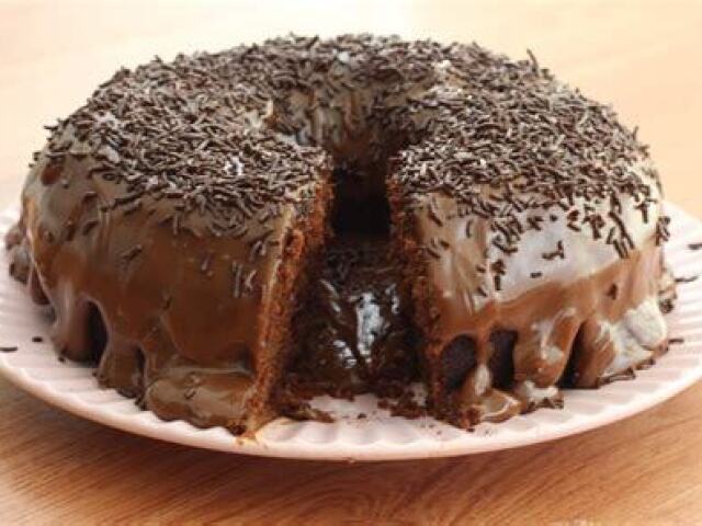 bolo de chocolate