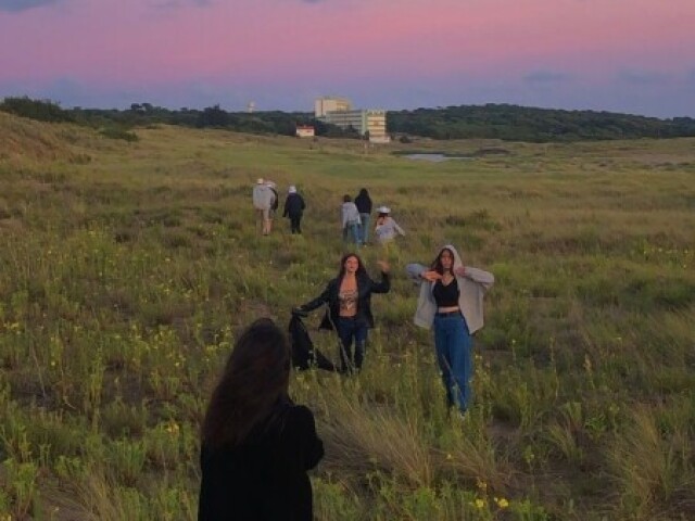 Caminhar pelo campo